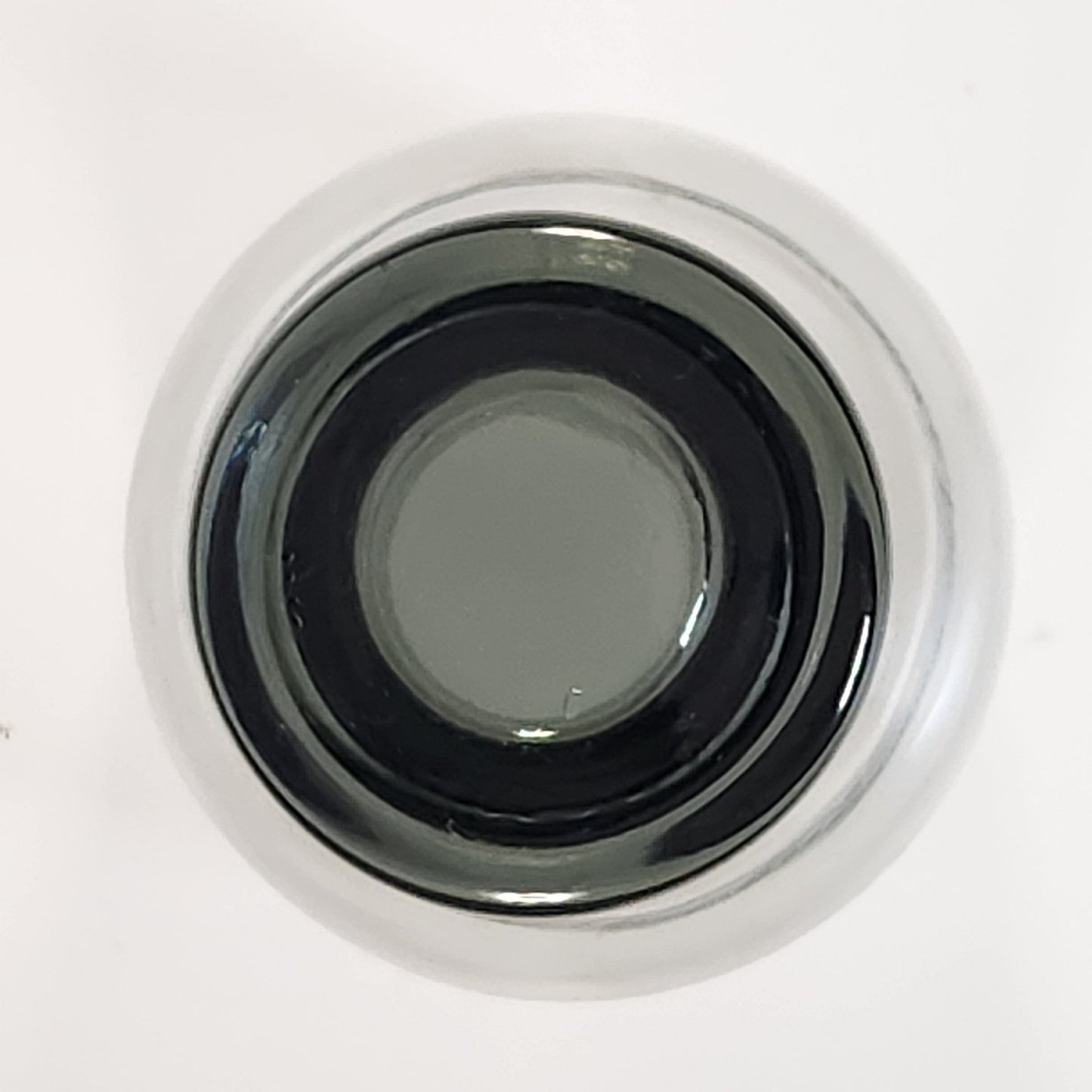 Vintage MCM Libbey Stax Smoke Gray Pedestal Glasses Retro Barware Set of 2