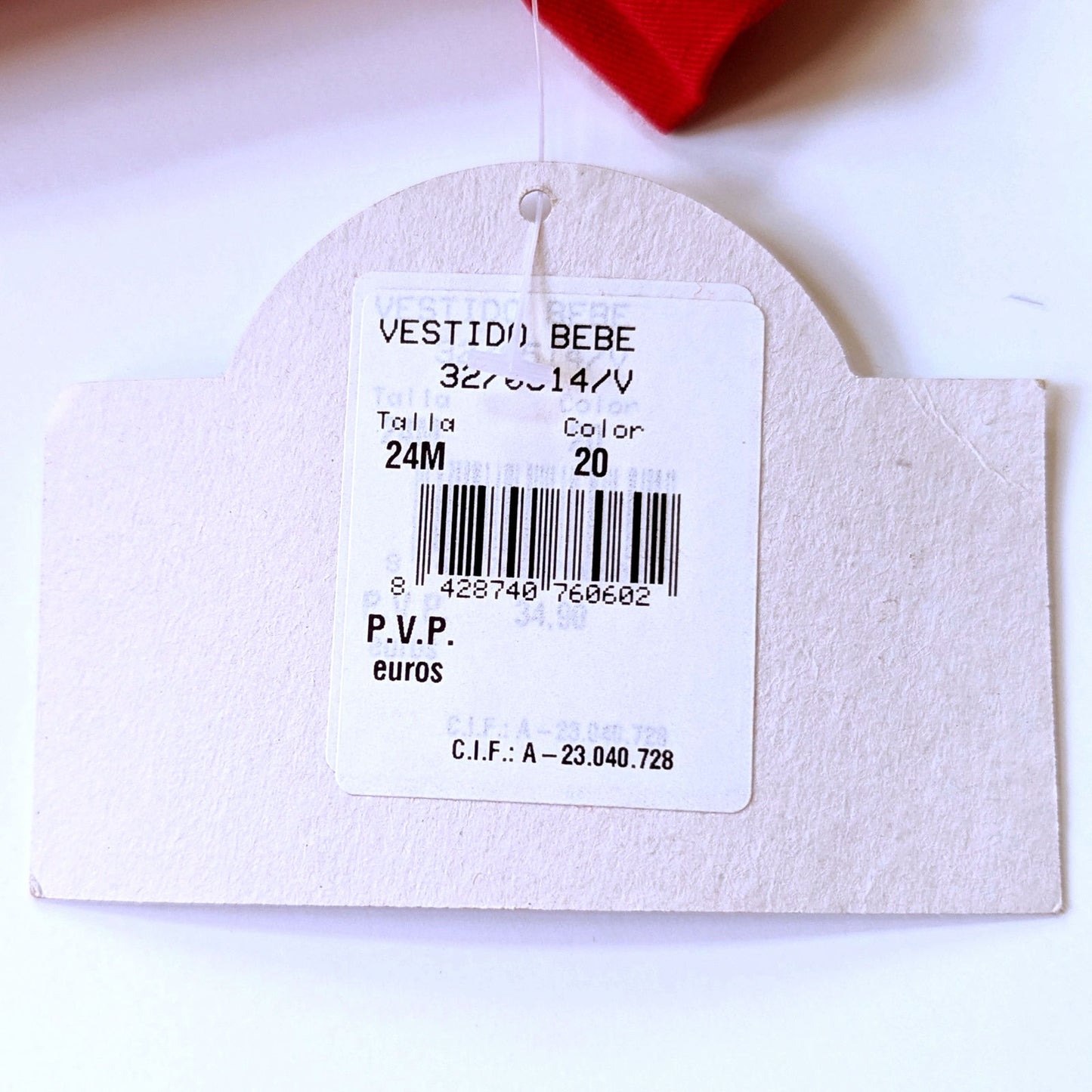 Miranda Baby Girl Red Ruffle Dress | Holiday Christmas Outfit | Size 24M NWT