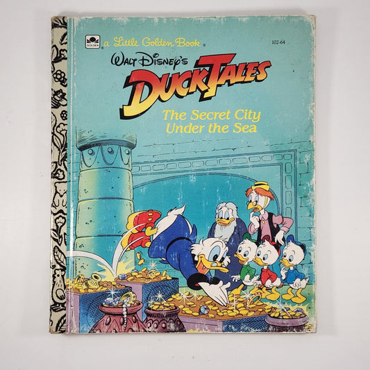 DuckTales “The Secret City Under the Sea” | 1988 Little Golden Book