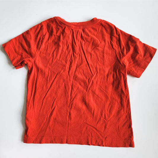 Hanna Andersson Kids Summer Transportation Tee Tangy Red Cars T-shirt Size 5 | 110 cm