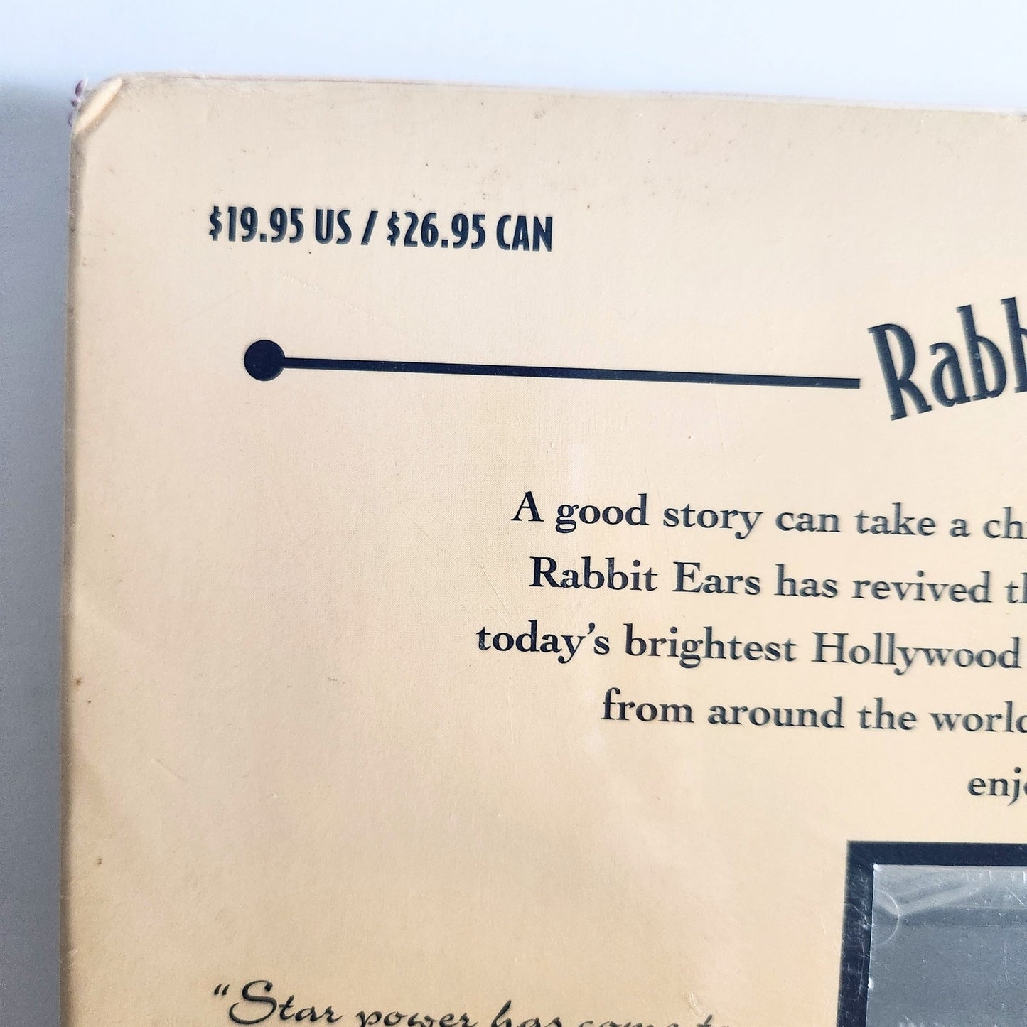 SEALED Rabbit Ears Vintage 80s Kids Book & Cassette How the Leopard Got His Spots Danny Glover