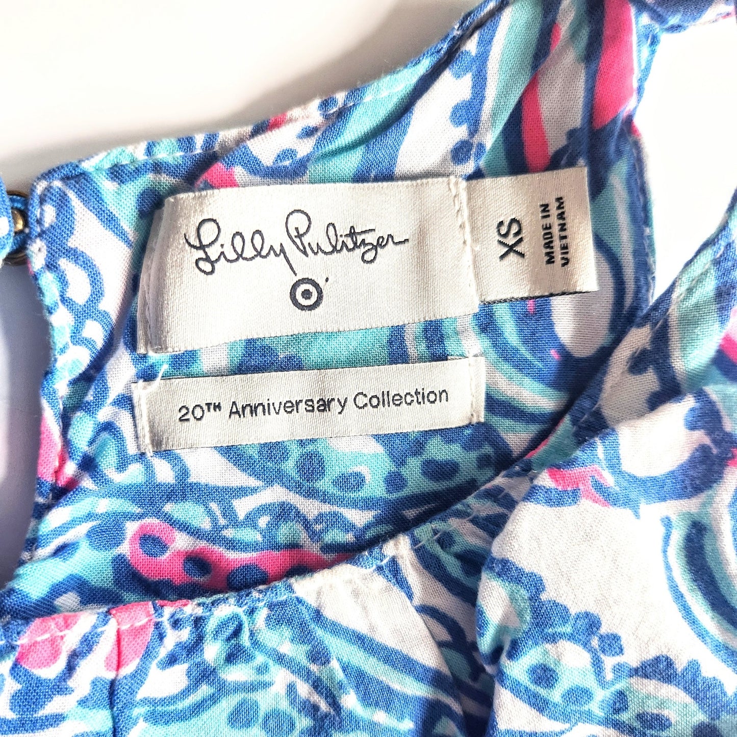 Lilly Pulitzer for Target Girls Sleeveless My Fans Maxi Dress – 20th Anniversary Collection – Size XS