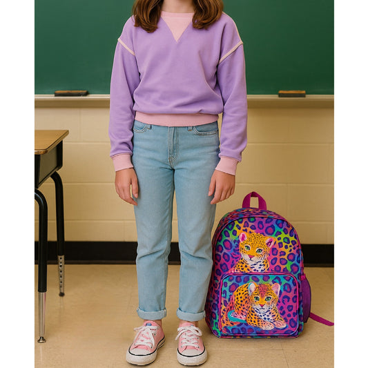 Vintage 1980s On the Move Girls Sweatshirt – Pink & Purple Zip Sleeves | Size L 14