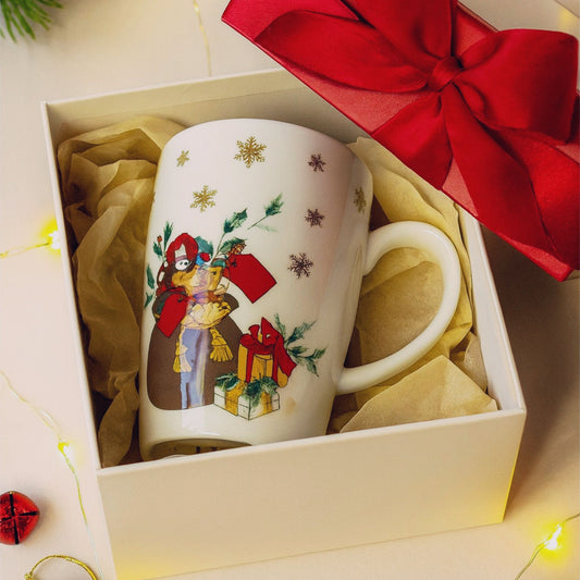 Lenox Christmas Heat Changing Santa Magic Mug – 14 oz Porcelain Holiday Coffee Cup, New in Box | Home