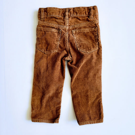 BabyGap 1969 Toddler Slim Cord with Stretch Deep Camel Size 18-24 months