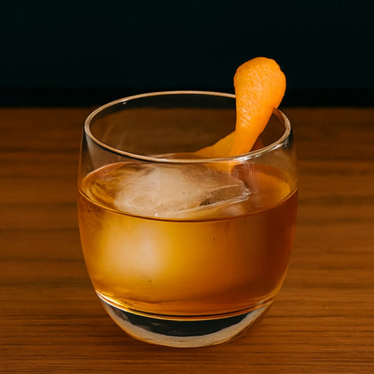 Vintage MCM Moser Culbuto Crystal Art Glass Whiskey Tumbler Barware - Home Decor