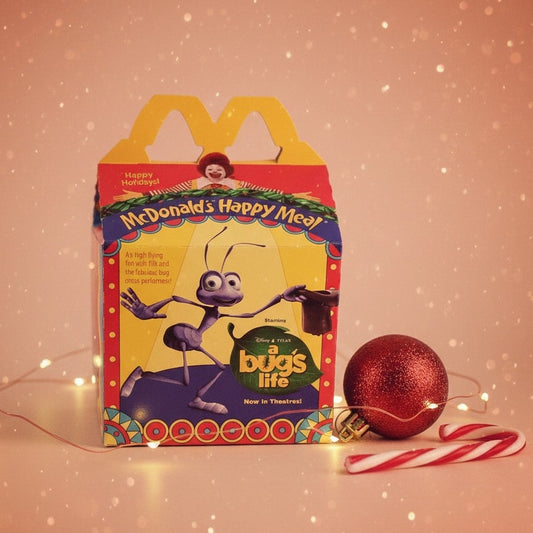 1998 McDonald’s Happy Meal Box – Disney Pixar A Bug’s Life Circus Theme