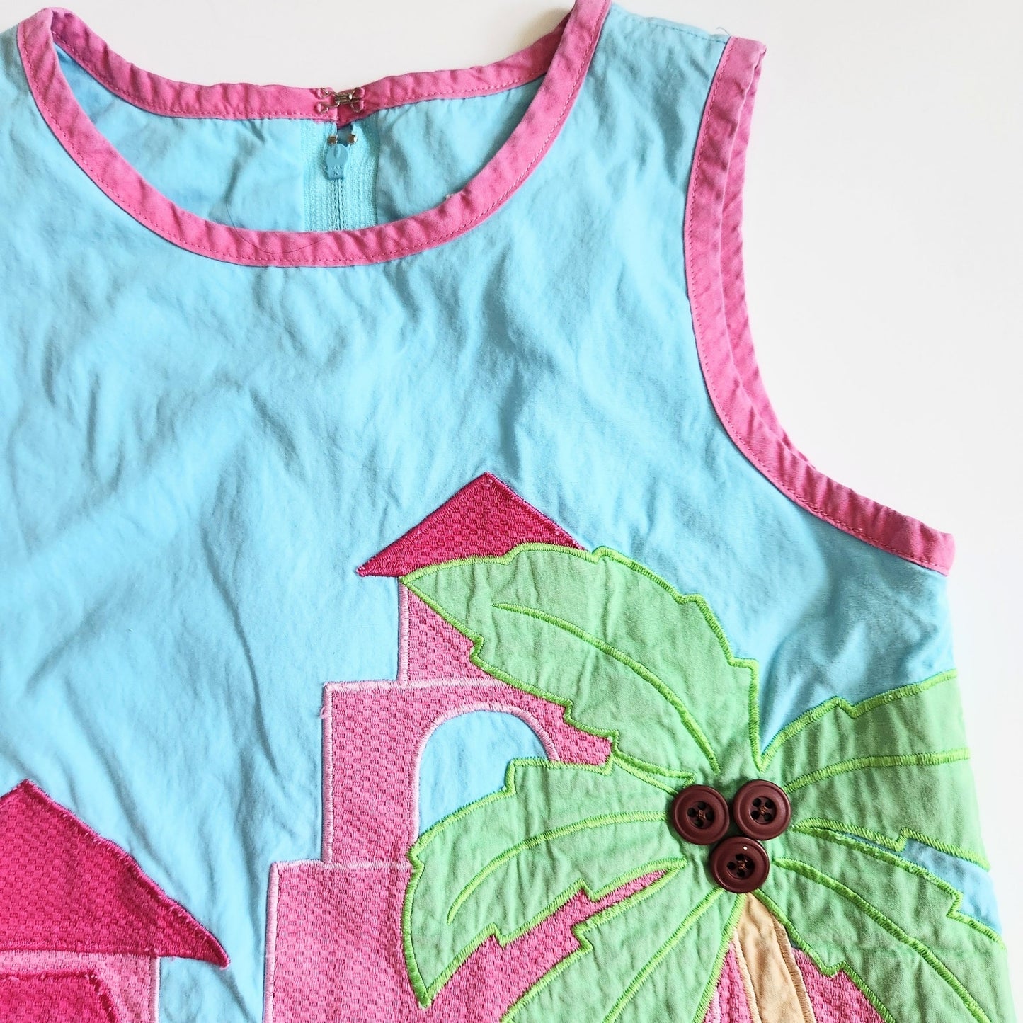 Lilly Pulitzer Rare Girls' Vintage 2004 Tropical Hula Dancers Dress Size 6