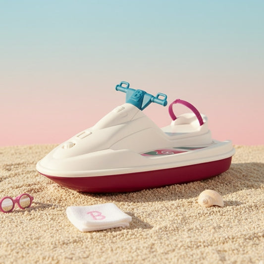 1997 Barbie Wave Runner Jet Ski Plastic Toy