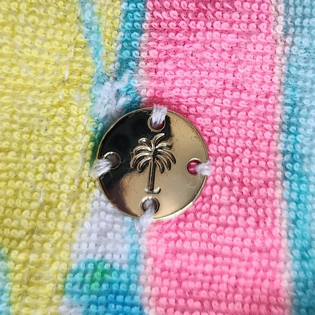 Lilly Pulitzer Girls Terry Lyra Hooded Swim Cover Up Beach Bae | Size XL 12-14