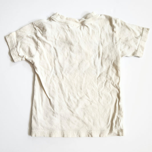 Bella + Canvas Kids Two Cool Beige & Blue Toddler T-shirt Size 2T