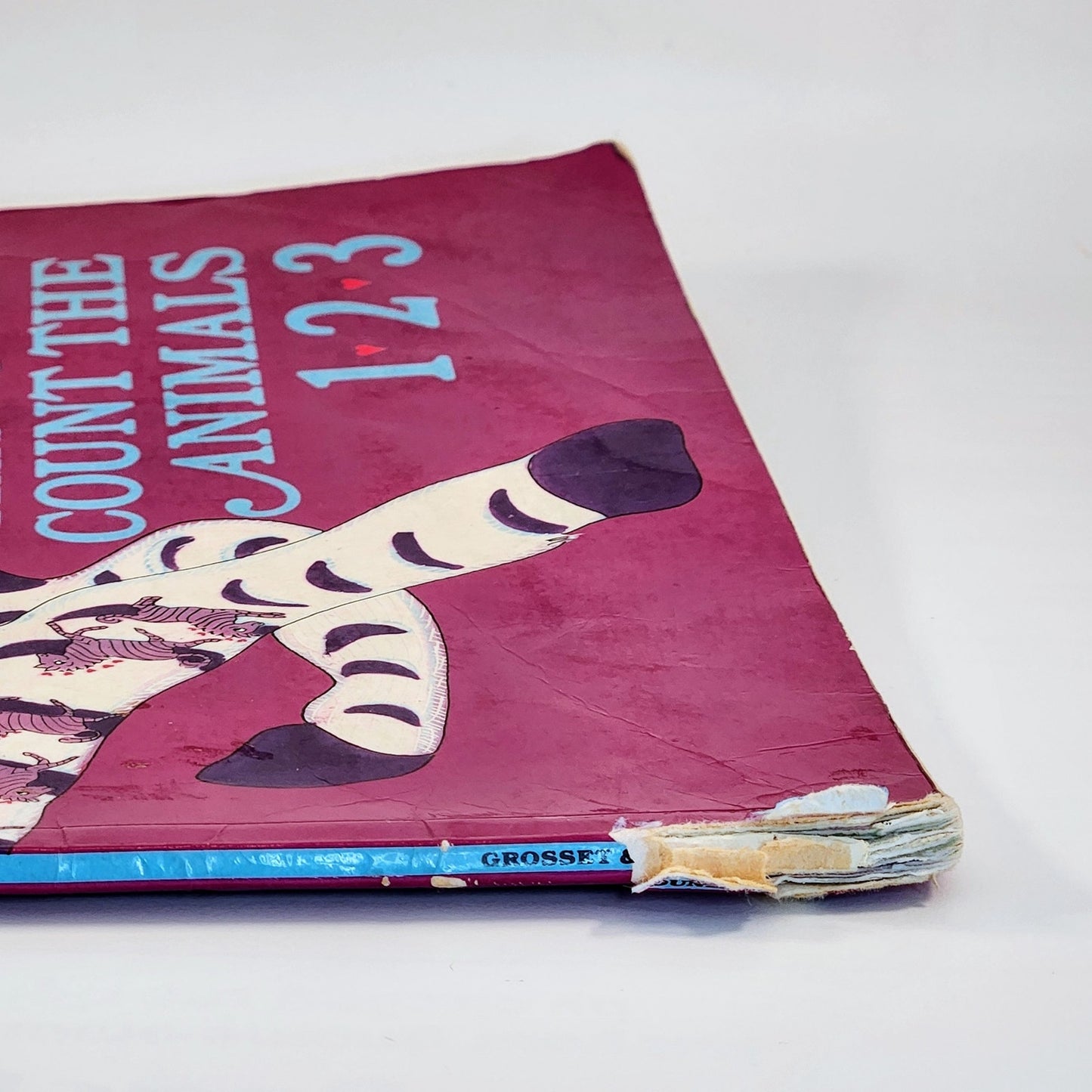 Rare Vintage Children’s Counting Book – “Demi’s Count the Animals 1 2 3” (1990, Grosset & Dunlap) – Illustrated Educational Picture Book