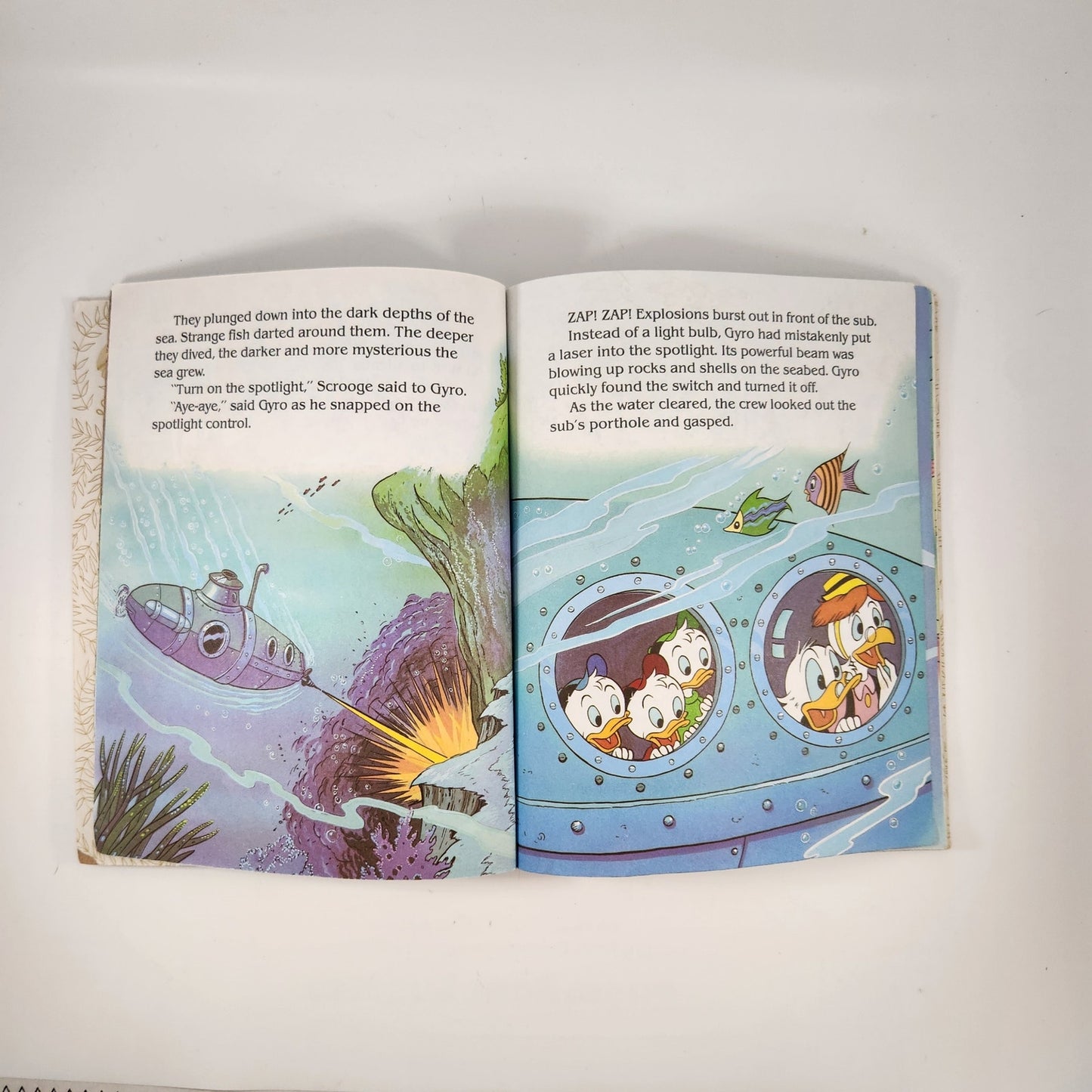 DuckTales “The Secret City Under the Sea” | 1988 Little Golden Book