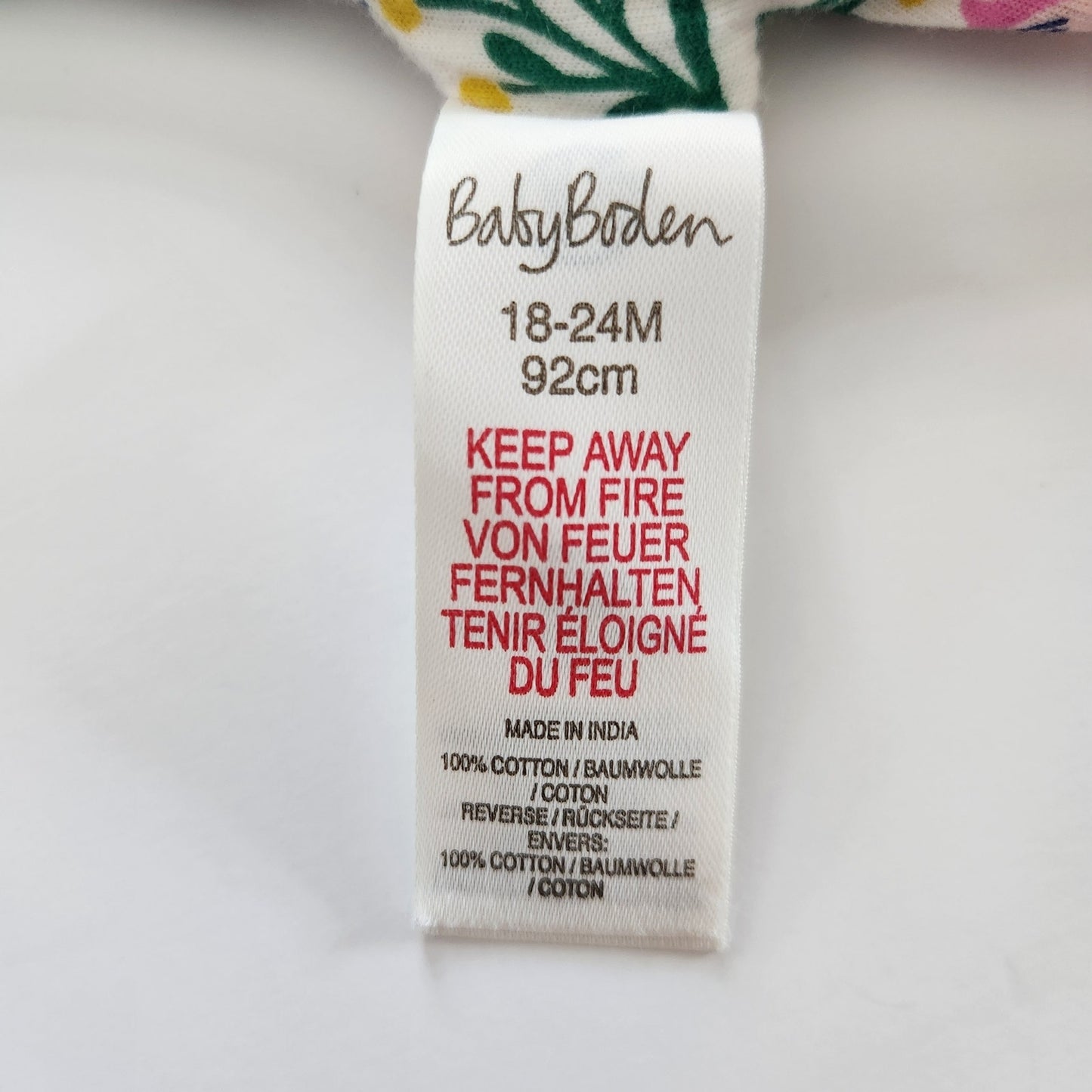 🌸 Baby Boden Reversible Bunny & Floral Dress | Easter Spring Outfit | 18-24 Months / 92 cm