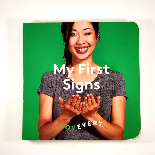 “My First Signs” Montessori Board Book | Baby Sign Language