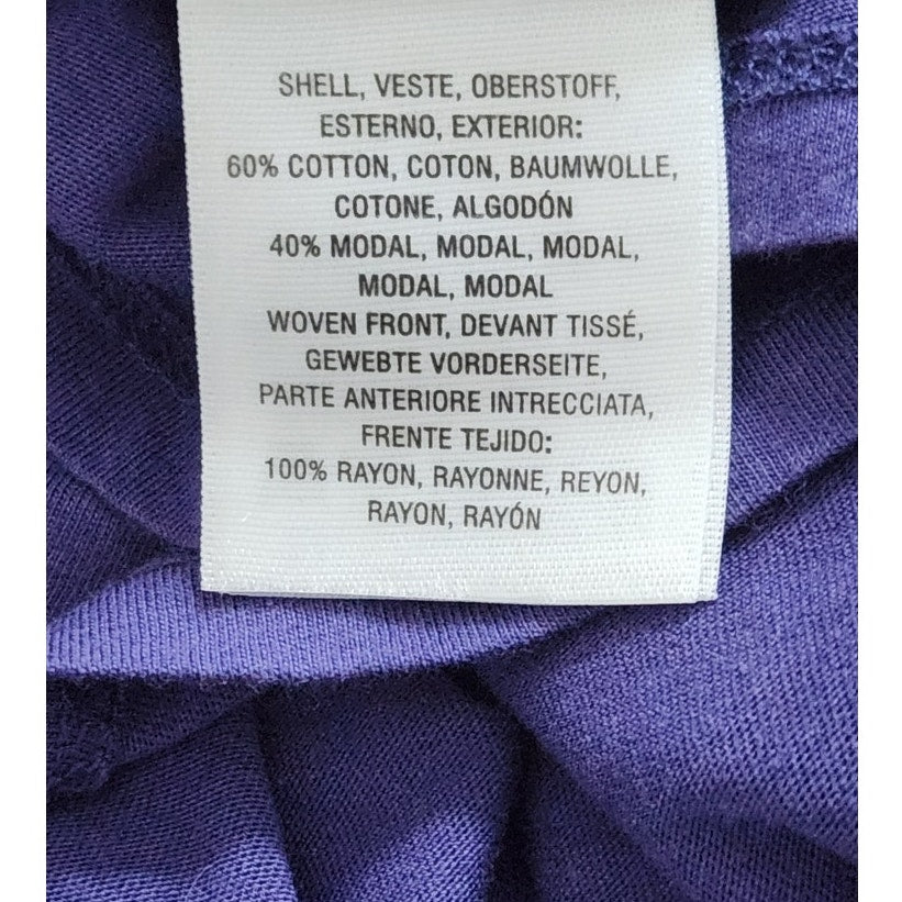 Maeve for Anthropologie Maddie Printed Paisley Top | Purple Multicolor | Women's Size S