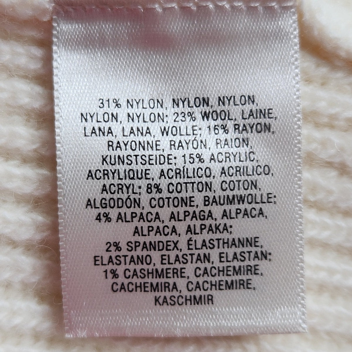 Sonoran Cowl Neck Sweater Dress in Ivory | Women's L | Wool Alpaca Blend