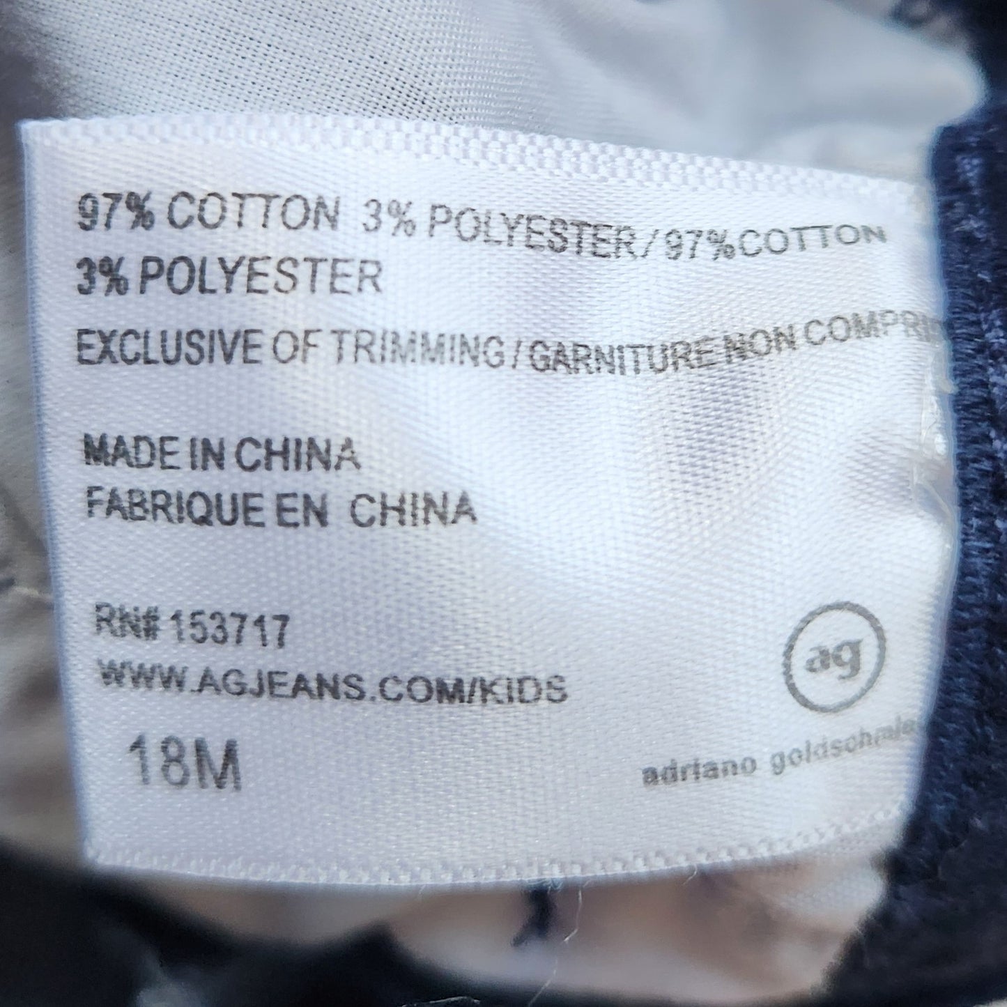 Adriano Goldsmied Kids Preppy Navy Blue Chino Shorts | Baby Size 18 Months