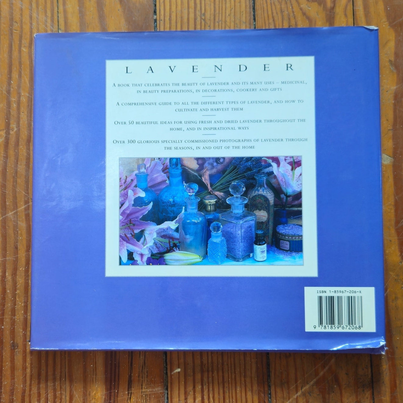 1996 Lavender Hardcover Book by Tessa Evelegh | Vintage Gardening and Crafts