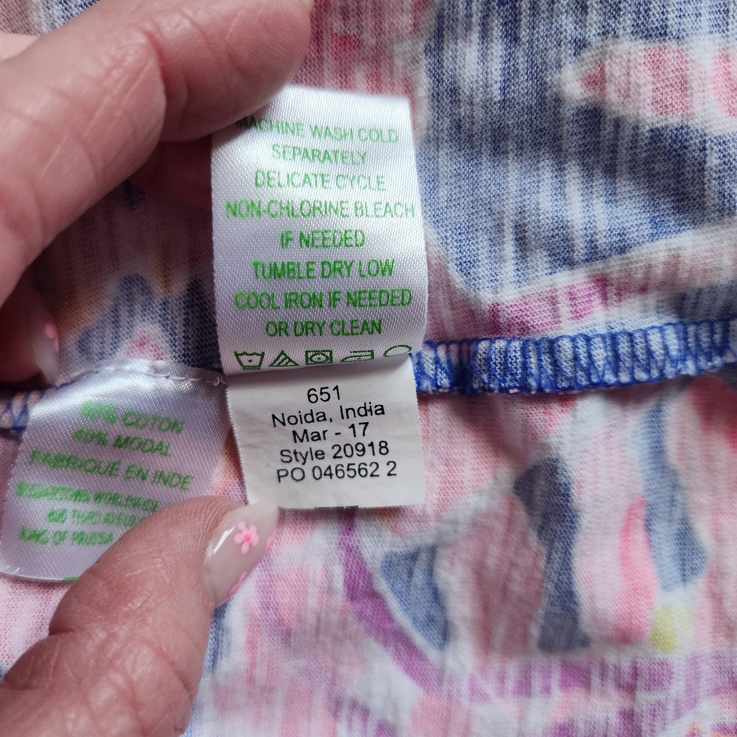 Lilly Pulitzer Essie Dress Brilliant Blue Catch & Release Pink Sea Life Print Cotton | Women's Size S