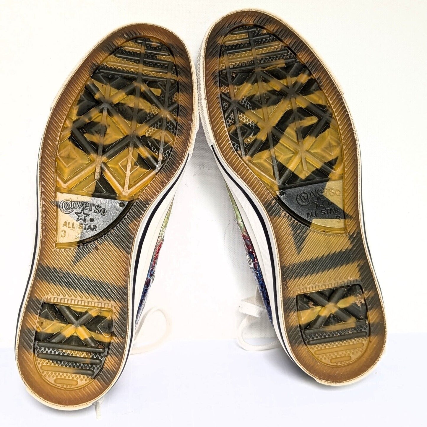 Converse Chuck Taylor All Star Limited Edition Metallic Croc Skin Sneakers – Unisex Men 3 / Women 5 – Rare Statement Pair