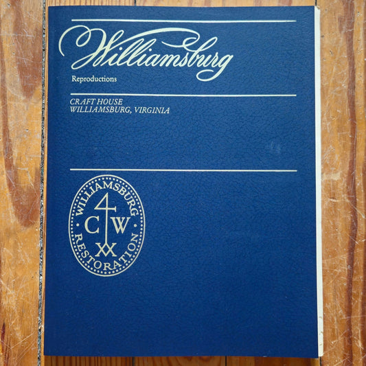 Vintage 1988 Colonial Williamsburg Catalog of Craft House Reproductions