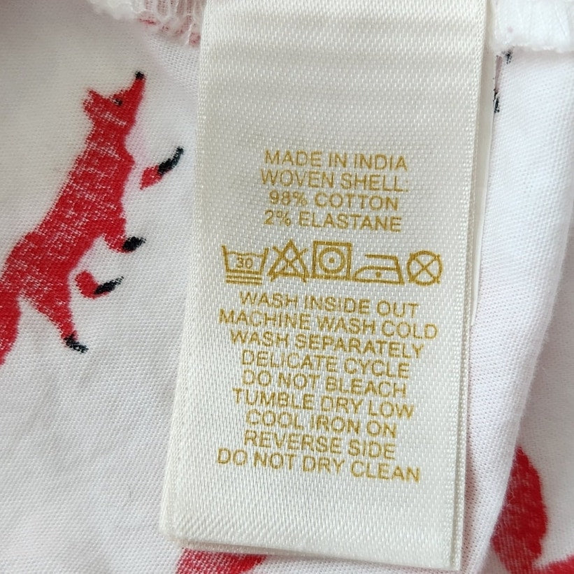 So Foxy Foxes Long Sleeve Smocked Dress - Girls Size 8