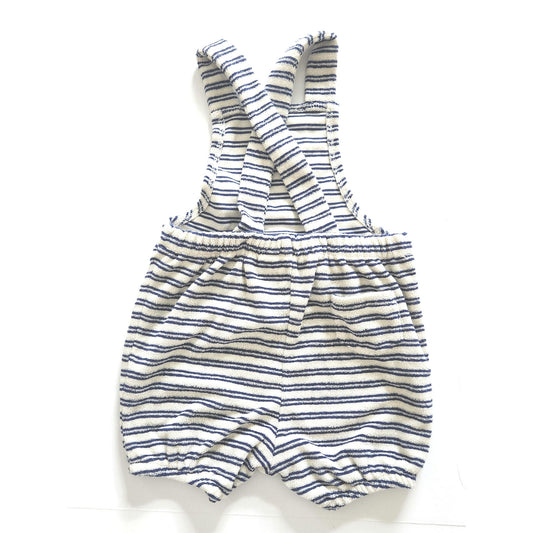 Janie and Jack Adjustable Baby Striped Terry Cloth Overall Size 6-12 months