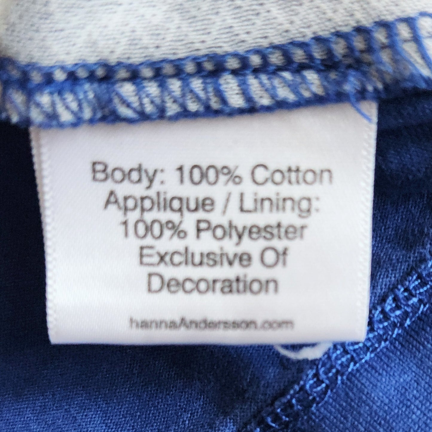 Girls Butterfly Appliqué Long Sleeve Tee in Deep Blue – Size 12 | 150 cm