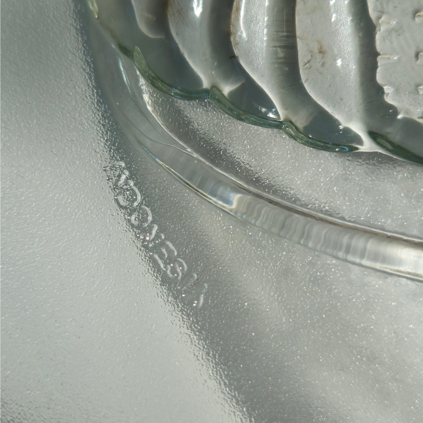Vintage Pasari 9" Clear Pressed Glass Plate | 1970s Shrimp Lobster Crawfish
