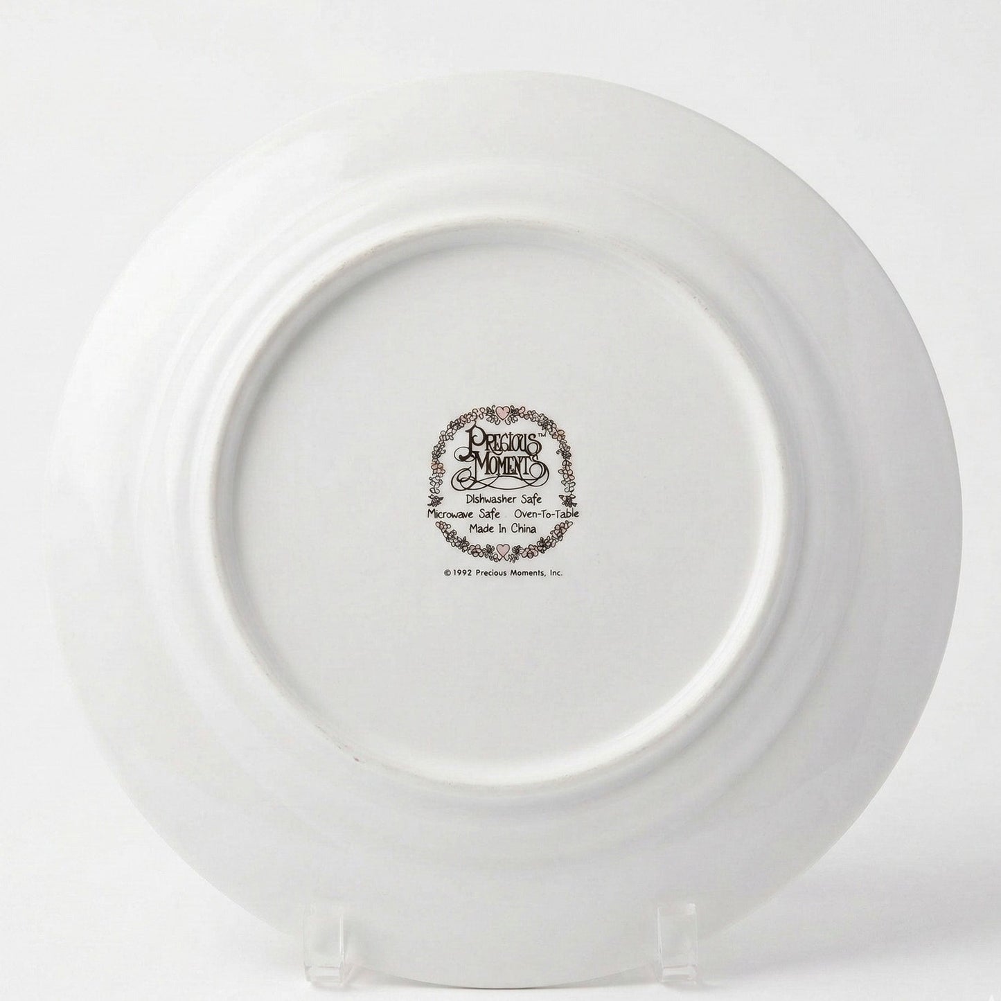 Vintage 1992 Precious Moments "Make a Joyful Noise" Salad Plate