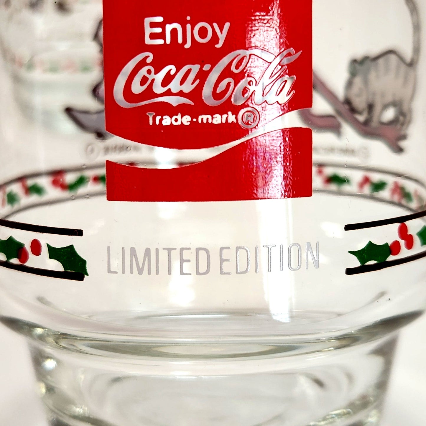 1981 Holly Hobbie Christmas Glasses – Limited Edition Coca-Cola Holiday Collection – Set of 3