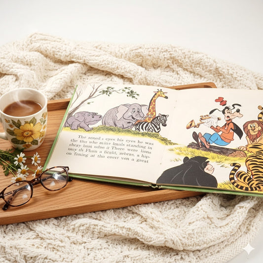 Vintage 1964 Walt Disney’s Goofy and His Wonderful Cornet – Tell-a-Tale Hardcover Whitman Book – Classic Disney Kids Collectible