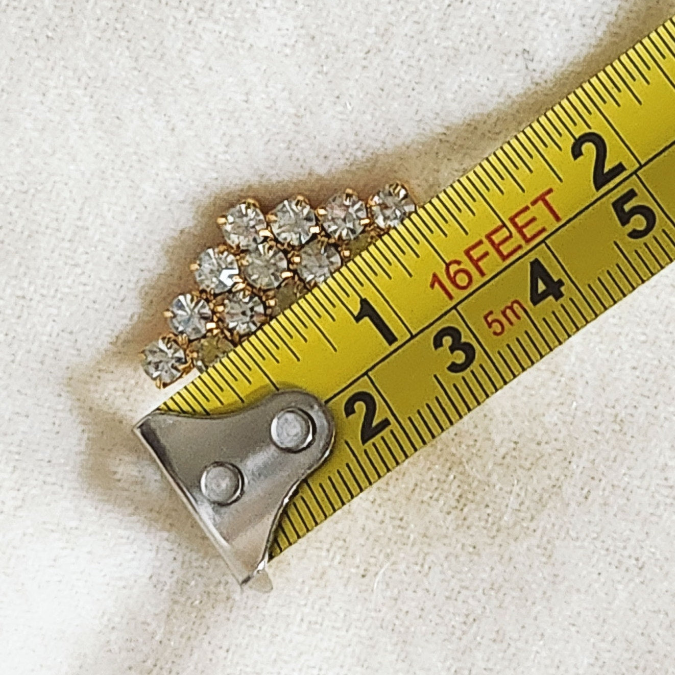 Mid-Century Bluette Rhinestone Shoe Clips | Made in France | Sparkling Crystal Cluster Shoe Ornaments