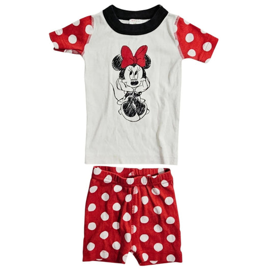 Hanna Andersson x Disney Minnie Mouse HannaJams™ Pajama Set | Size 2T / 80–85 cm