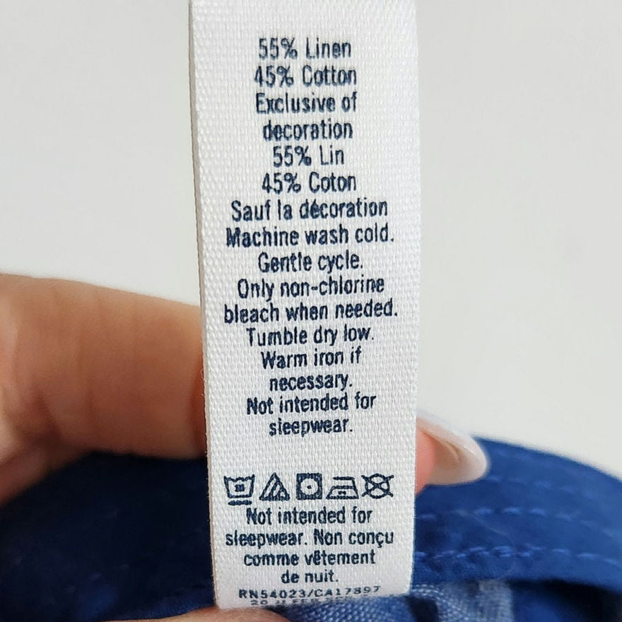 Janie and Jack Heathered Chambray Blue Sailboat Cap Baseball Hat Size 2T to 3