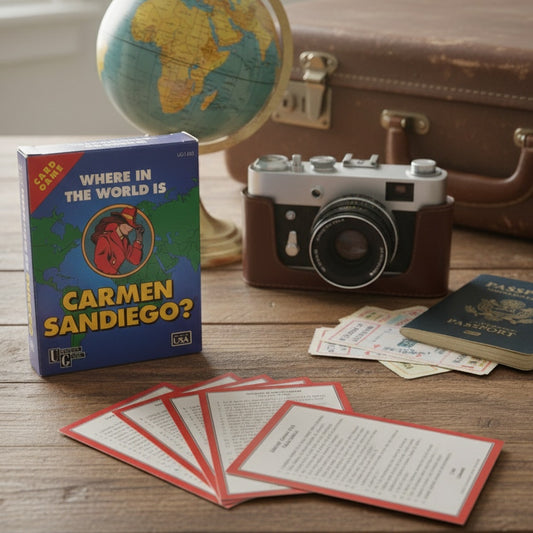 1993 “Where in the World Is Carmen Sandiego?” Card Game | Retro PBS