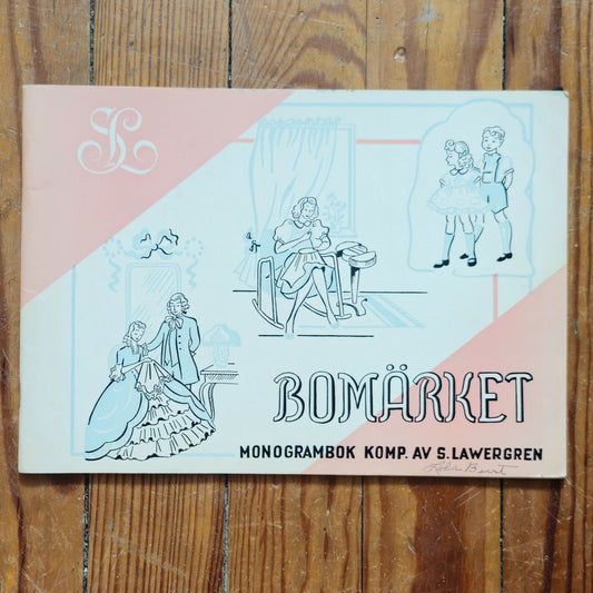 Vintage Monogram Pattern Book Scandinavian Embroidery | Swedish Craft Patterns