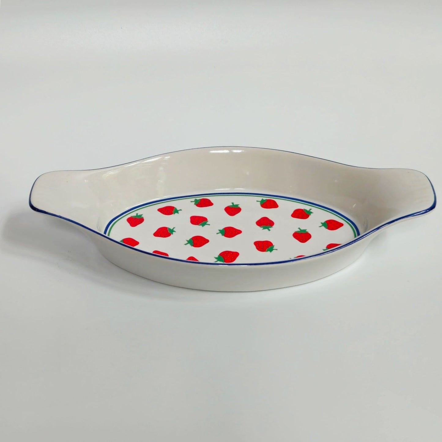 Vintage 1980s Strawberry Fields Ceramic Au Gratin Baker (Multiple Available)