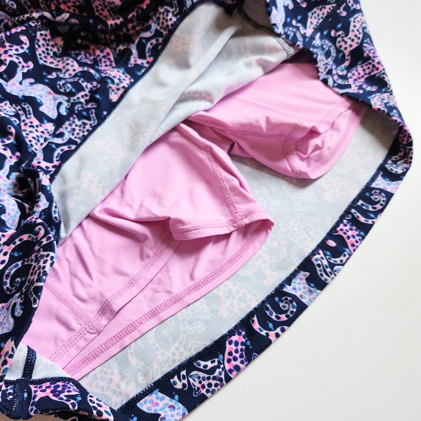 Lilly Pulitzer Women's UPF 50+ Sabbia Skort | Oyster Bay Navy | On The Catwalk Size L