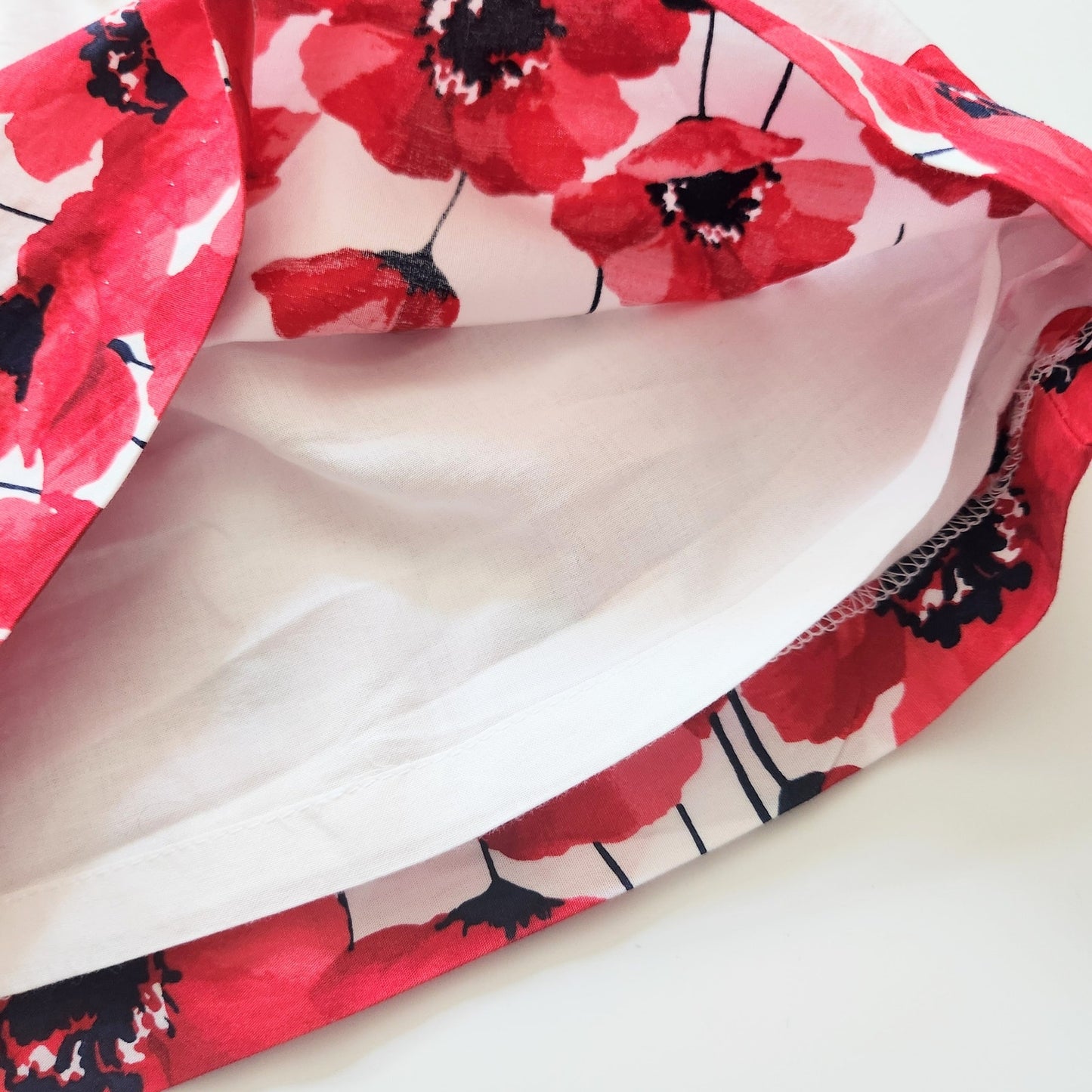 Janie and Jack Toddler Parisian Poppy Border Sleeveless Dress Red Floral Size 2T