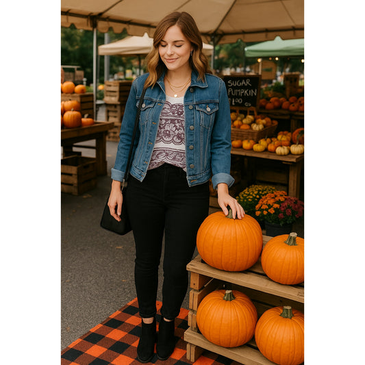 Under Skies Women’s Short Sleeve Purple Lace Print Blouse | Lightweight Pleated Top | Women's Size M