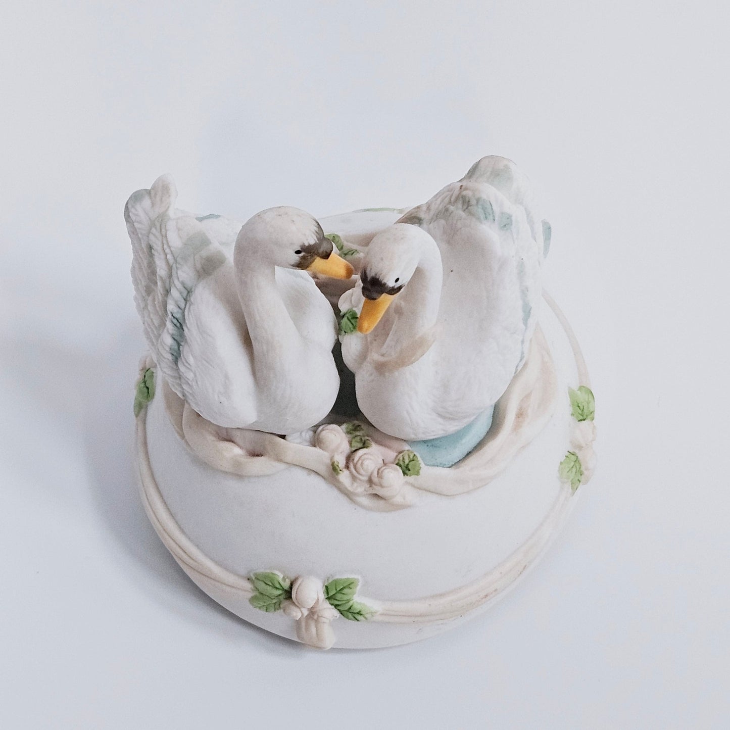 1990 San Francisco Music Box Co Swans Fur Elise