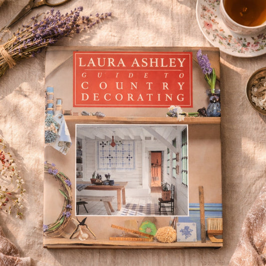 Vintage 1992 Laura Ashley Guide to Country Decorating Hardcover Cotttage Book