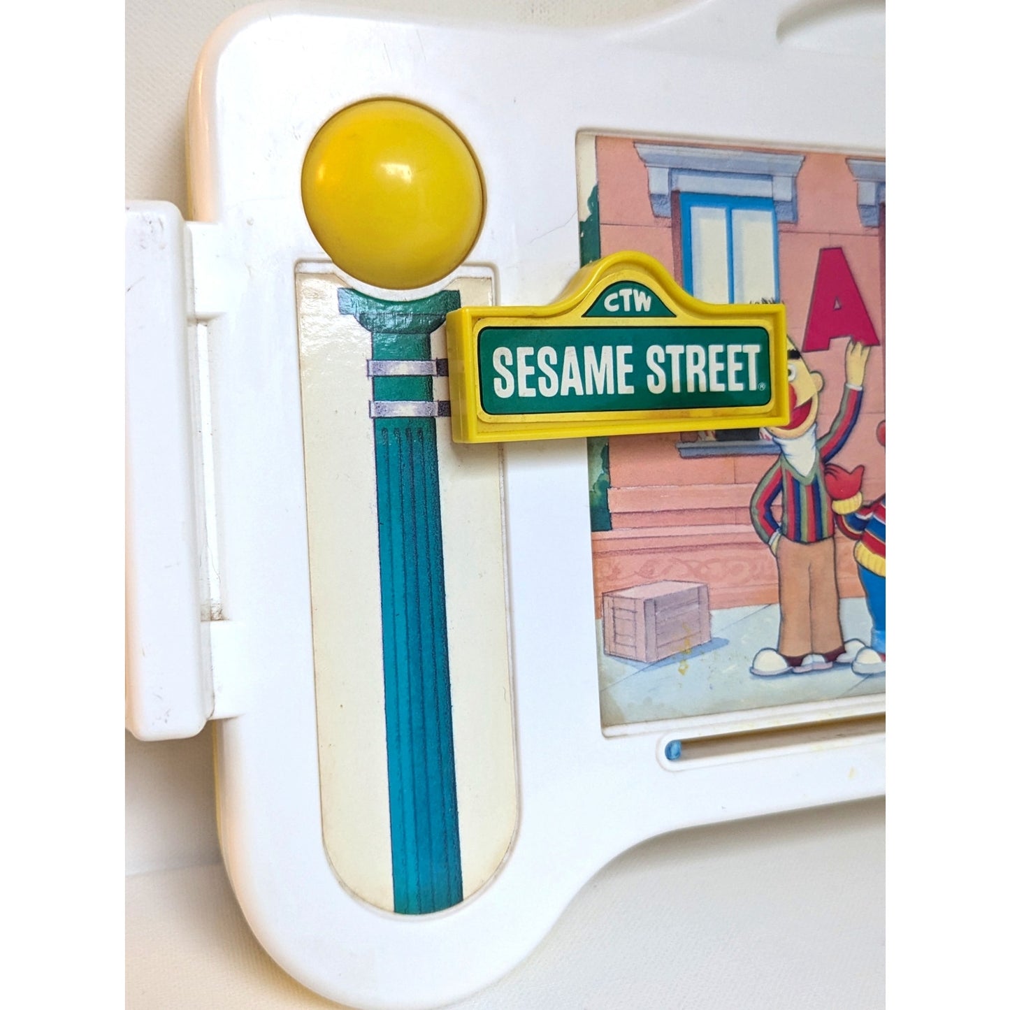 🧸 Vintage 1986 Sesame Street Reversible Activity Center & Food Tray by Muppets, Inc.