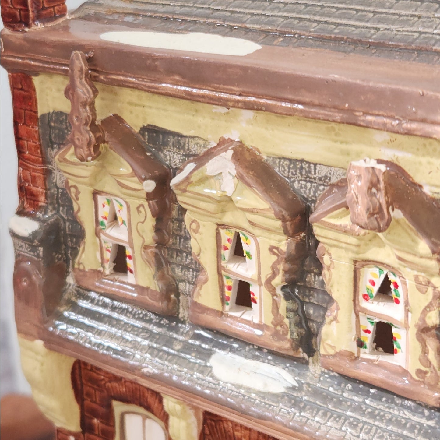 Department 56 Mackellar & Sons Grocery (1984) from Original Snow Village with Working Light Cord