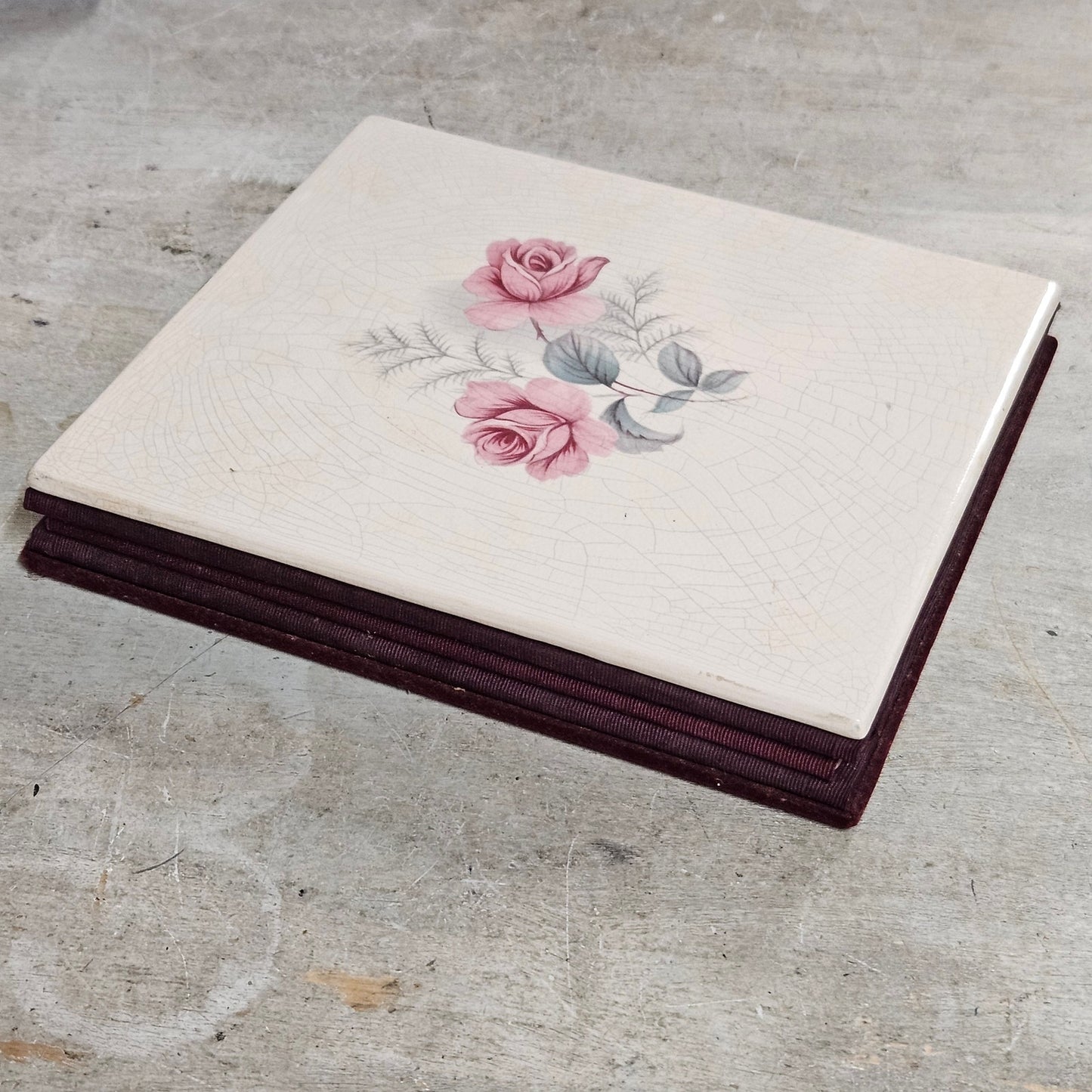 1980s Rose Photo Album Memory Book