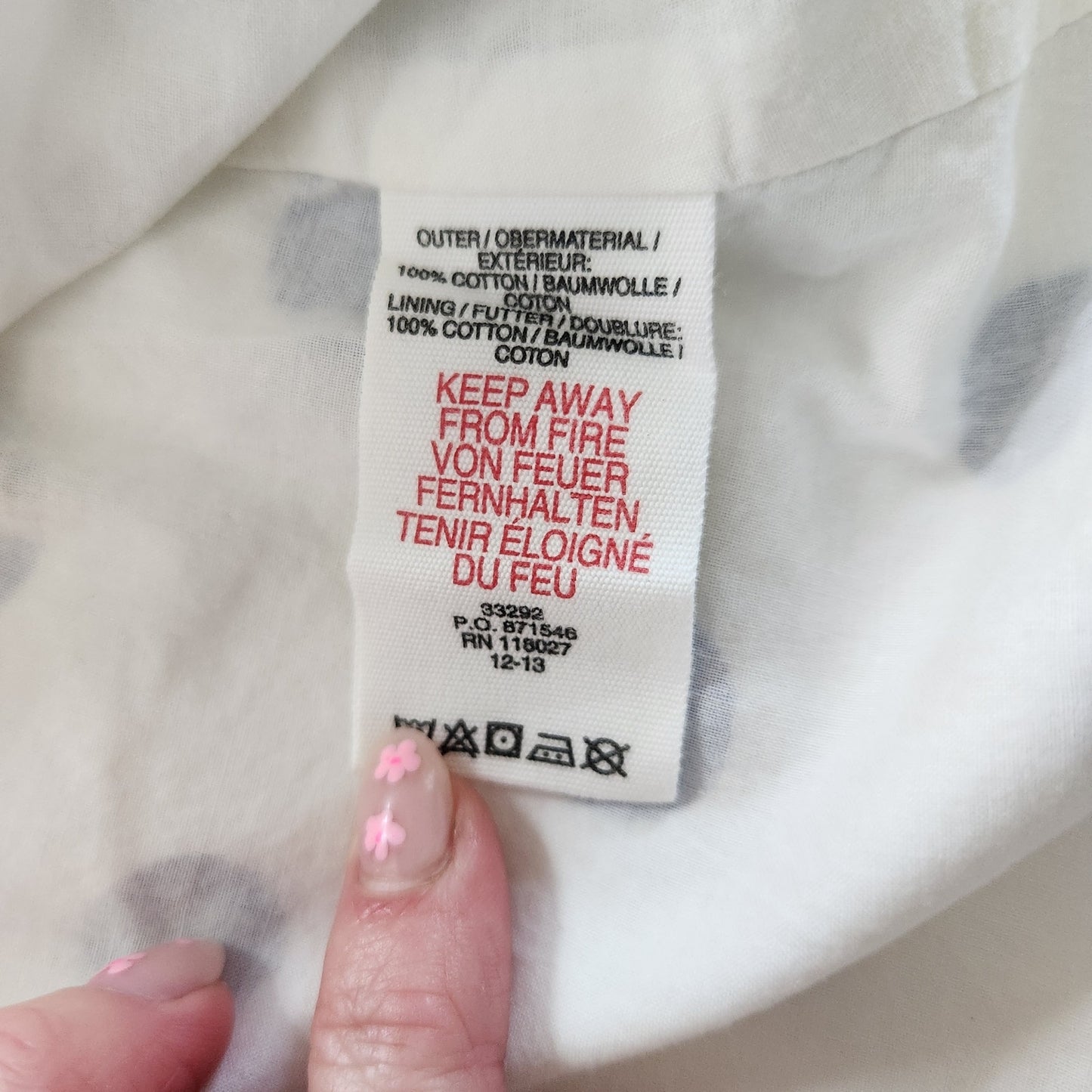 Mini Boden White w/ Bue Polka Dots Short Sleeved Dress Size 11-12 Y