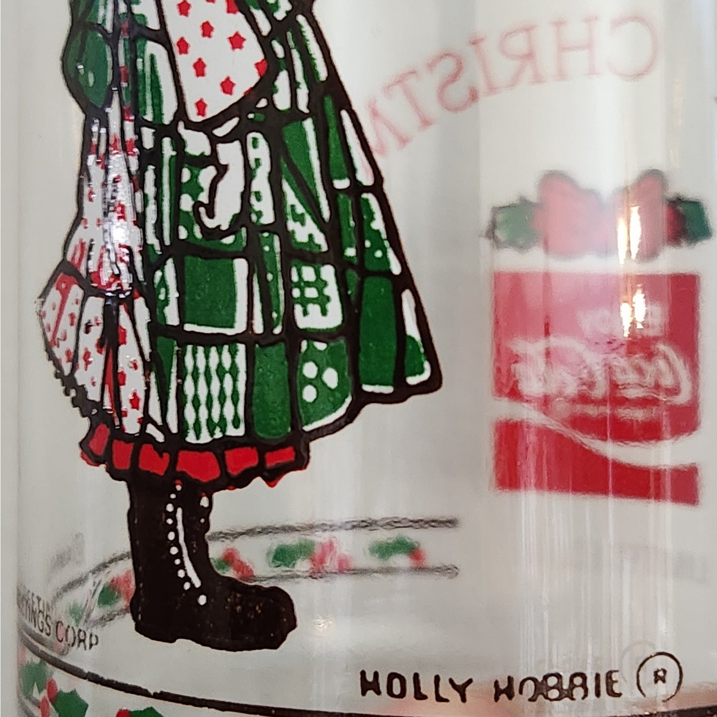 Vintage Holly Hobbie Coca-Cola Christmas Glasses – Limited Edition 1970s/1981 Tumblers | American Greetings Holiday Collectibles | Set of 4