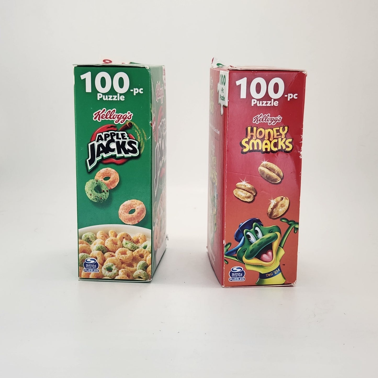 Apple Jacks & Honey Smacks Cereal Box 100-Piece Puzzles –  | Set of 2 | Spin Master